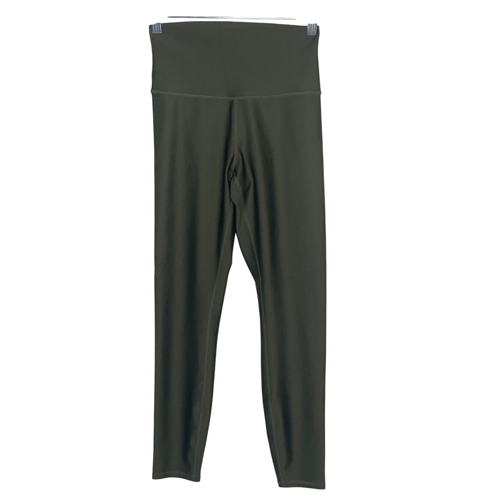 Alo Yoga  High Waist Leggings  Olive Green 7/8 Ankle Yoga Pants S